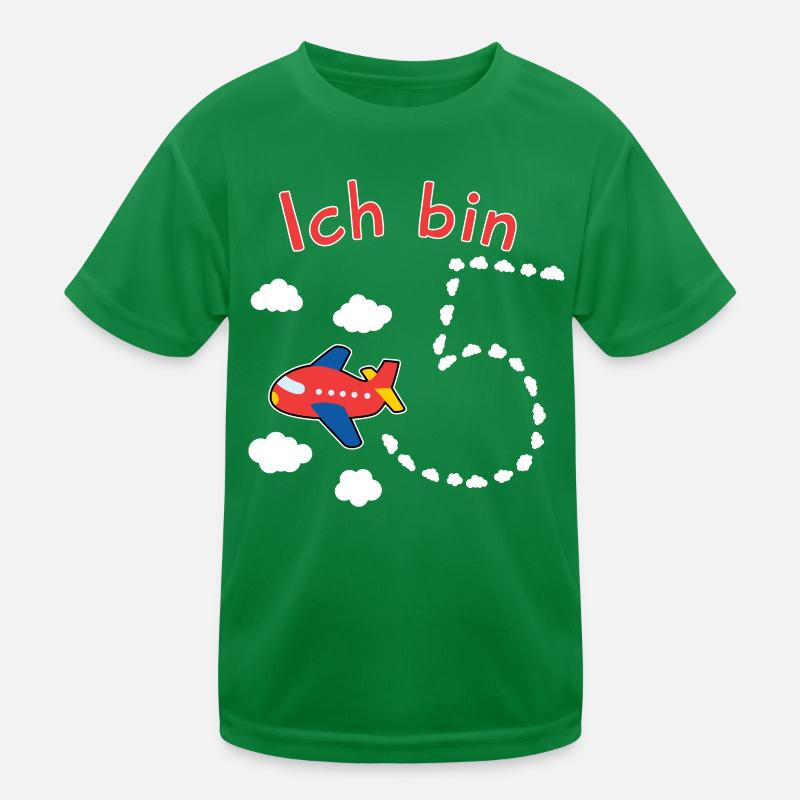 Jungen Geburtstagsshirt 5 Jahre Geburtstag Kinder Funktions-T-Shirt