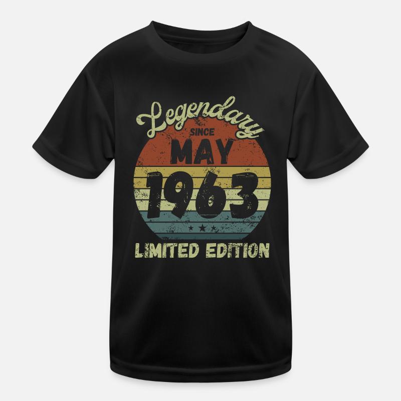 Legendary since May 1963 - Geburtstag Kinder Funktions-T-Shirt