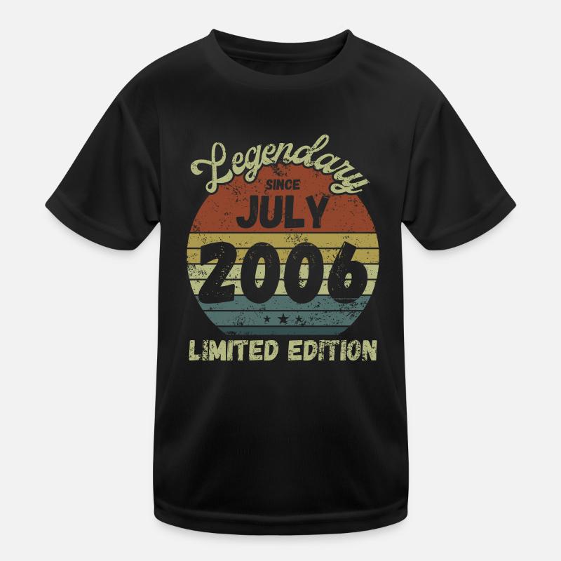 Legendary since July 2006 - Geburtstag Kinder Funktions-T-Shirt