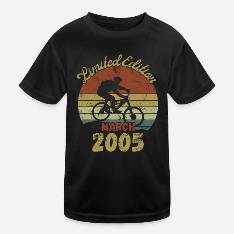 Vélo d’anniversaire Mars 2005 T-shirt sport Enfant