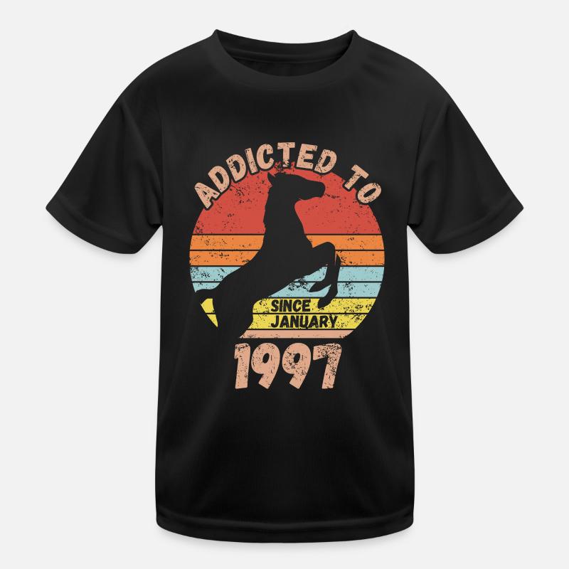 Anniversaire Équitation Janvier 1997 T-shirt sport Enfant