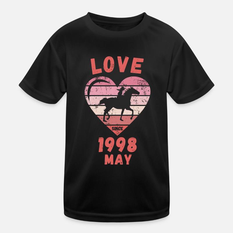 Anniversaire de l’Amour de l’équitation Mai 1998 T-shirt sport Enfant