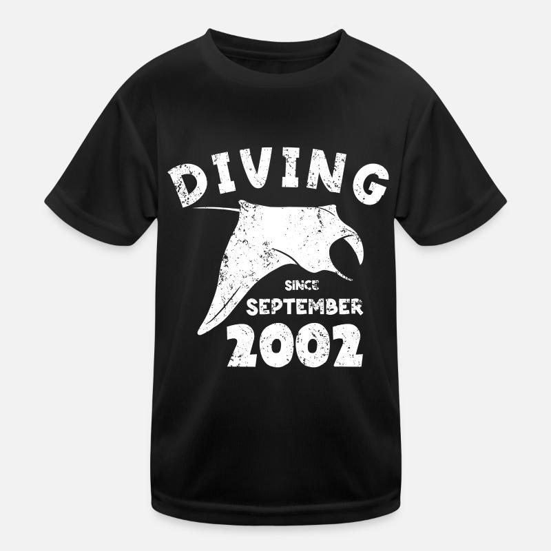 Anniversaire du plongeur - Plongée depuis septembre 2002 T-shirt sport Enfant