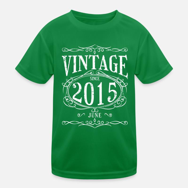 Geburtstag - Vintage since Juni 2015 Kinder Funktions-T-Shirt