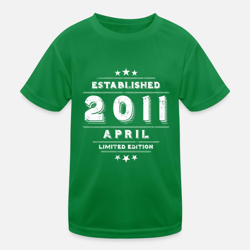 Anniversaire en avril 2011 - avril T-shirt sport Enfant