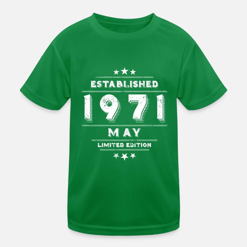Geburtstag im Mai 1971 - May Kinder Funktions-T-Shirt