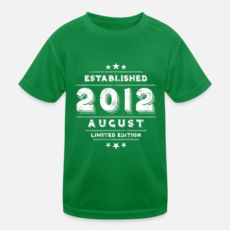 Geburtstag im August 2012 - August Kinder Funktions-T-Shirt