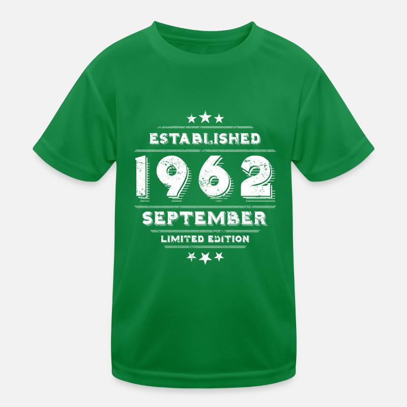 Geburtstag im September 1962 - September Kinder Funktions-T-Shirt