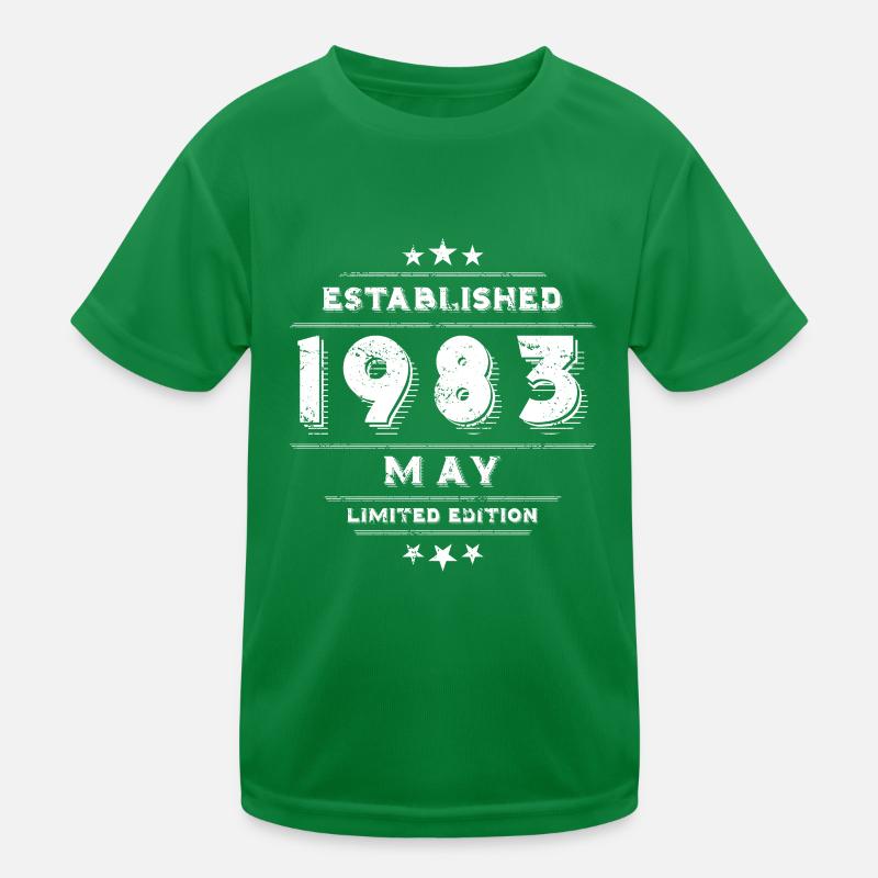 Anniversaire en mai 1983 - mai T-shirt sport Enfant
