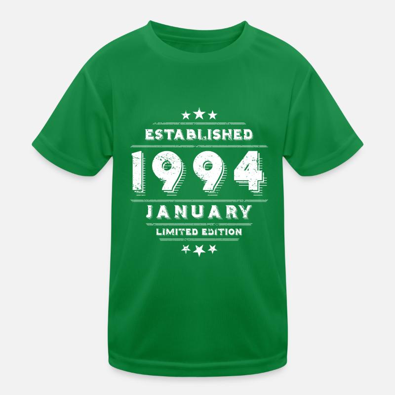 Geburtstag im Januar 1994 - January Kinder Funktions-T-Shirt