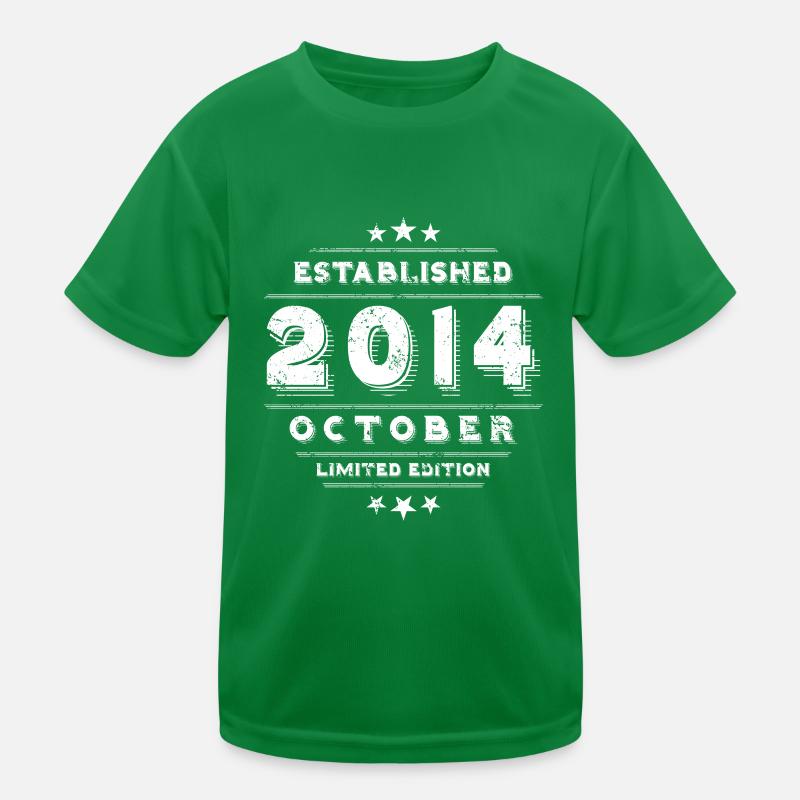 Birthday in October 2014 - October Kids Functional T-Shirt