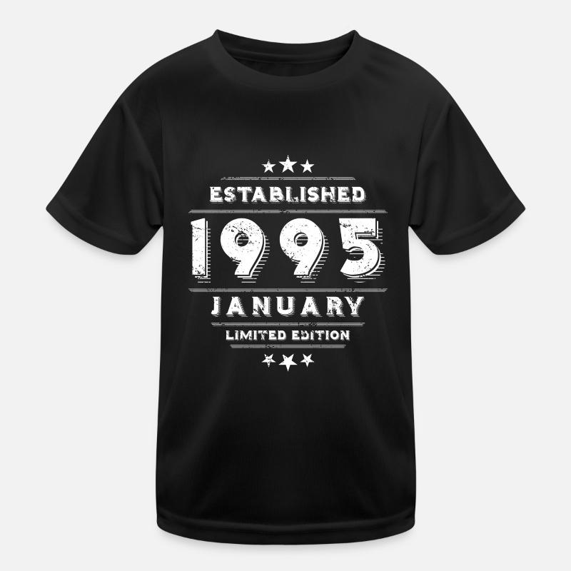 Geburtstag im Januar 1995 - January Kinder Funktions-T-Shirt