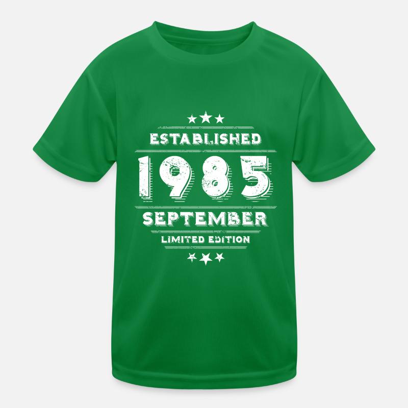 Geburtstag im September 1985 - September Kinder Funktions-T-Shirt