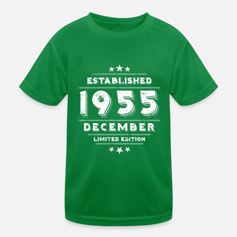 Geburtstag im Dezember 1955 - December Kinder Funktions-T-Shirt