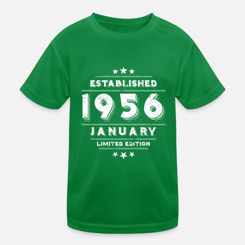 Geburtstag im Januar 1956 - January Kinder Funktions-T-Shirt