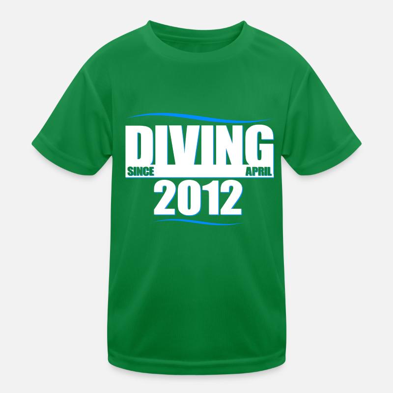 Anniversaire du plongeur - Plongée depuis avril 2012 T-shirt sport Enfant