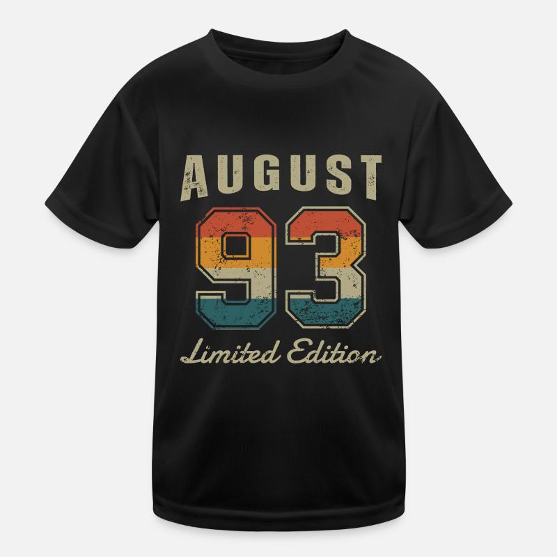 Date de naissance : Août 1993 - Edition Limitée Rétro T-shirt sport Enfant