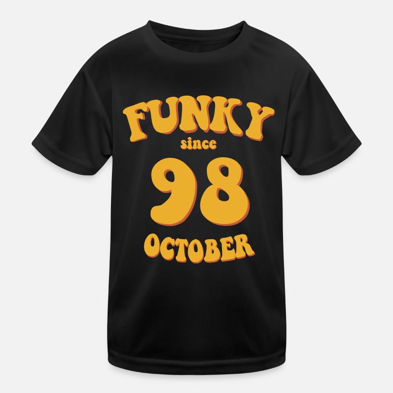Funky Birthday: October 1998 - Flower Power Kids Functional T-Shirt