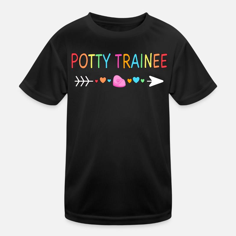 Potty Trainee Töpchen Training Motivation Kinder Funktions-T-Shirt