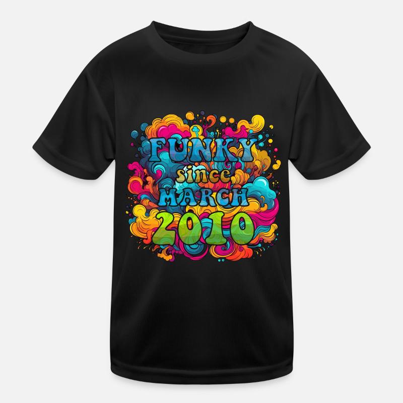 Funky Birthday: March 2010 - Psychadelic Kids Functional T-Shirt