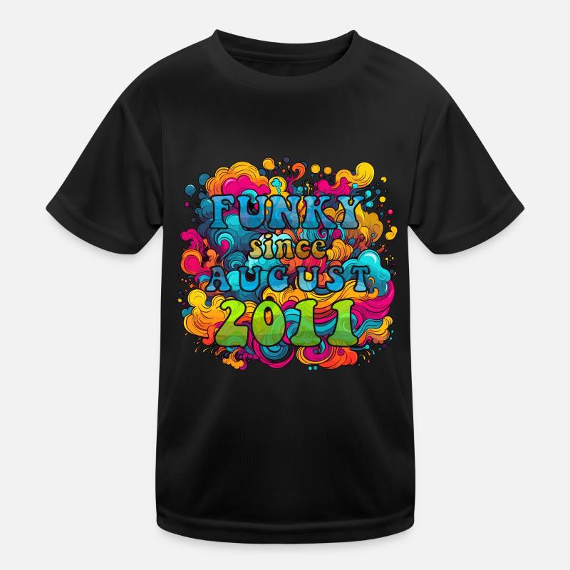 Funky Geburtstag: August 2011 - Psychadelic Kinder Funktions-T-Shirt