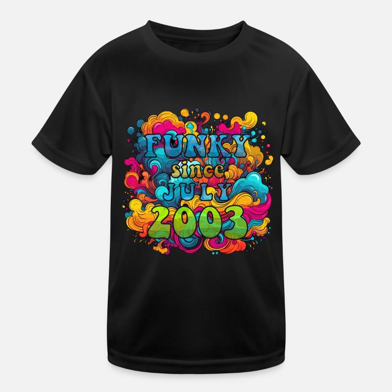 Funky Birthday: July 2003 - Psychadelic Kids Functional T-Shirt