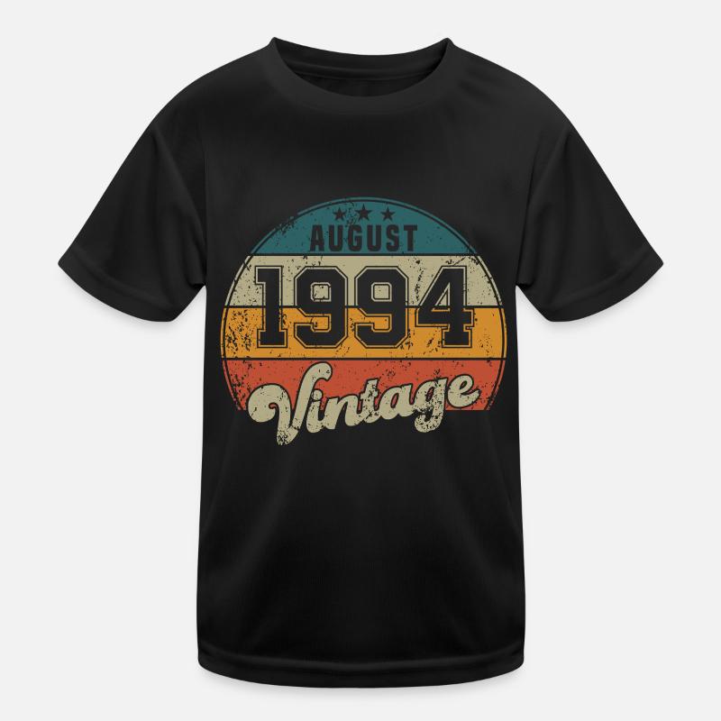 Vintage Geburtstag - August 1994 - Geschenkidee Kinder Funktions-T-Shirt