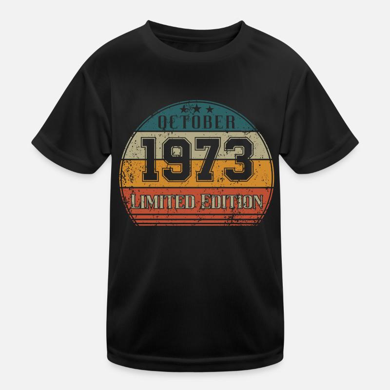 Anniversaire - Edition Limitée Octobre 1973 T-shirt sport Enfant