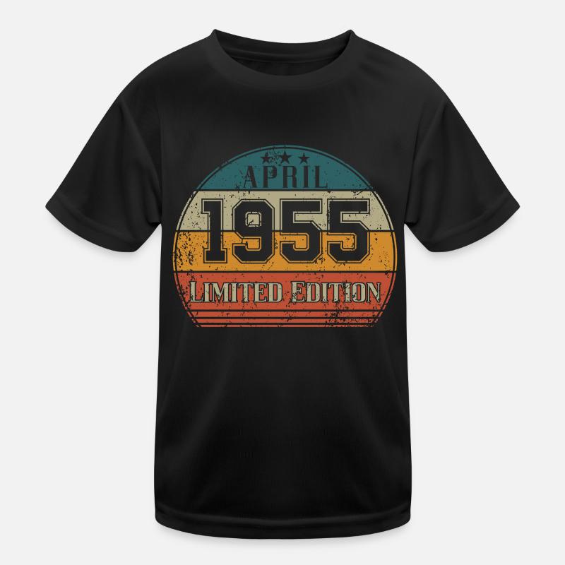 Geburtstag - Limited Edition April 1955 Kinder Funktions-T-Shirt