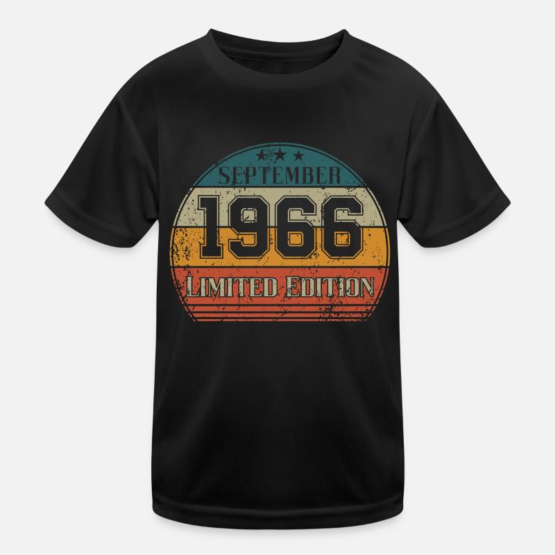 Geburtstag - Limited Edition September 1966 Kinder Funktions-T-Shirt
