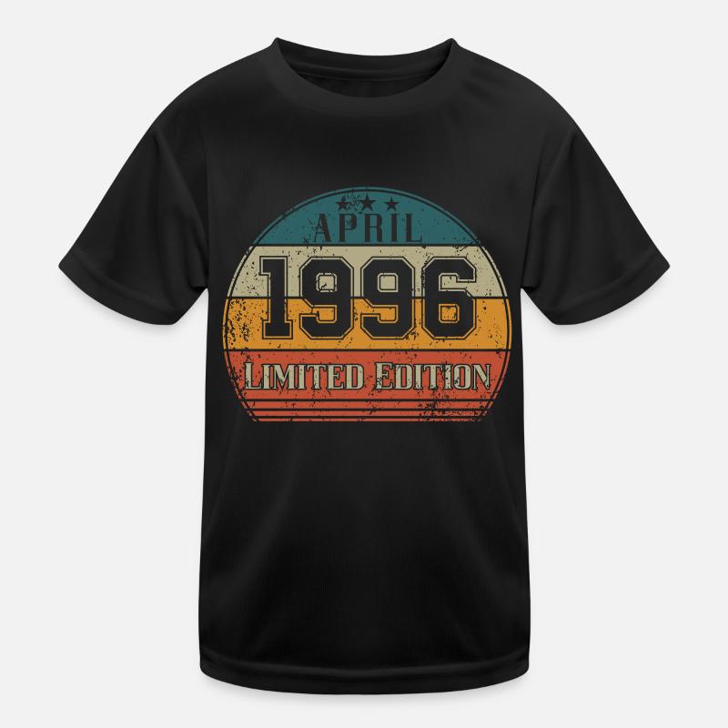Geburtstag - Limited Edition April 1996 Kinder Funktions-T-Shirt
