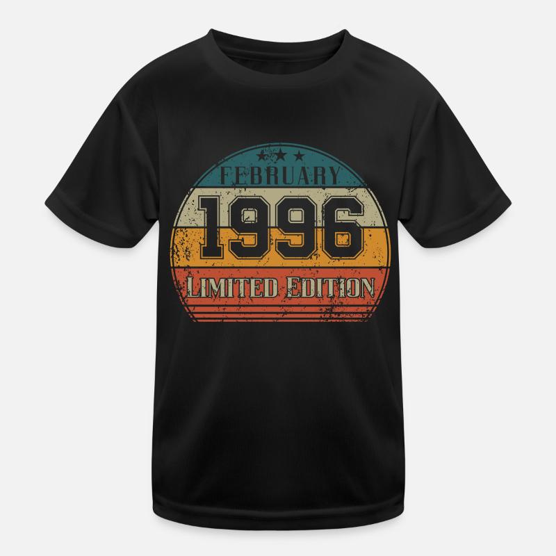 Geburtstag - Limited Edition Februar 1996 Kinder Funktions-T-Shirt