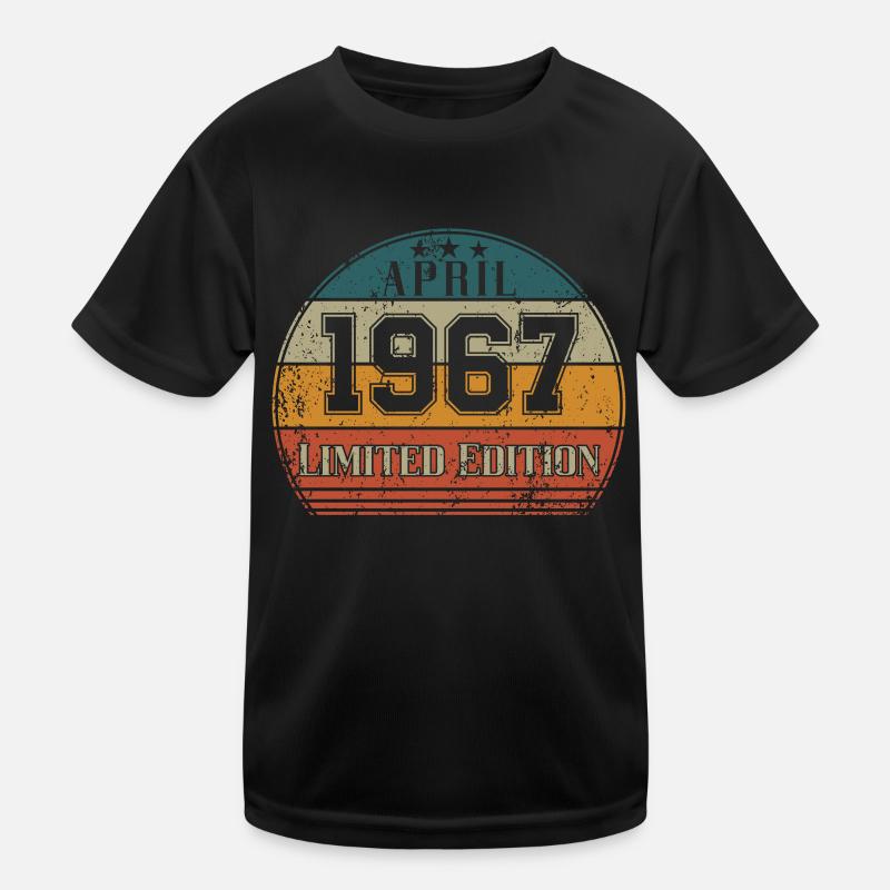 Geburtstag - Limited Edition April 1967 Kinder Funktions-T-Shirt