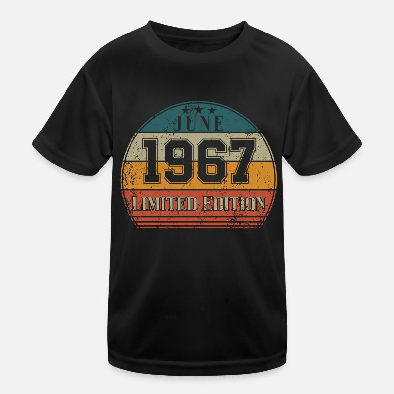 Geburtstag - Limited Edition Juni 1967 Kinder Funktions-T-Shirt