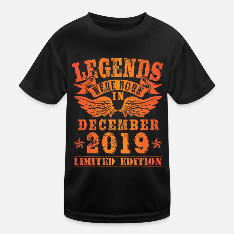 Legends were born in Dezember 2019 Geburtstag Kinder Funktions-T-Shirt