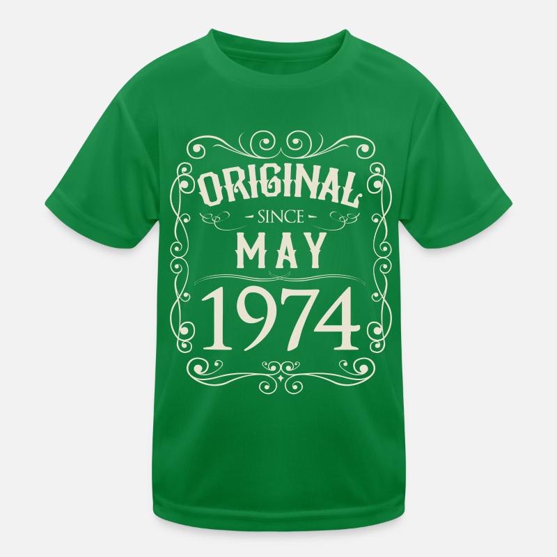 Vintage - Original since May 1974 birthday Kids Functional T-Shirt