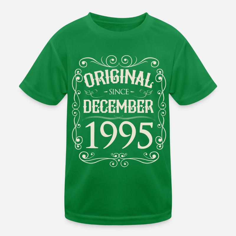 Vintage - Original since December 1995 Birthday Kids Functional T-Shirt
