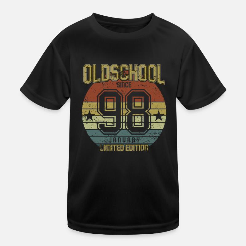 January 1998 - Geburtstag im Januar Oldschool Kinder Funktions-T-Shirt