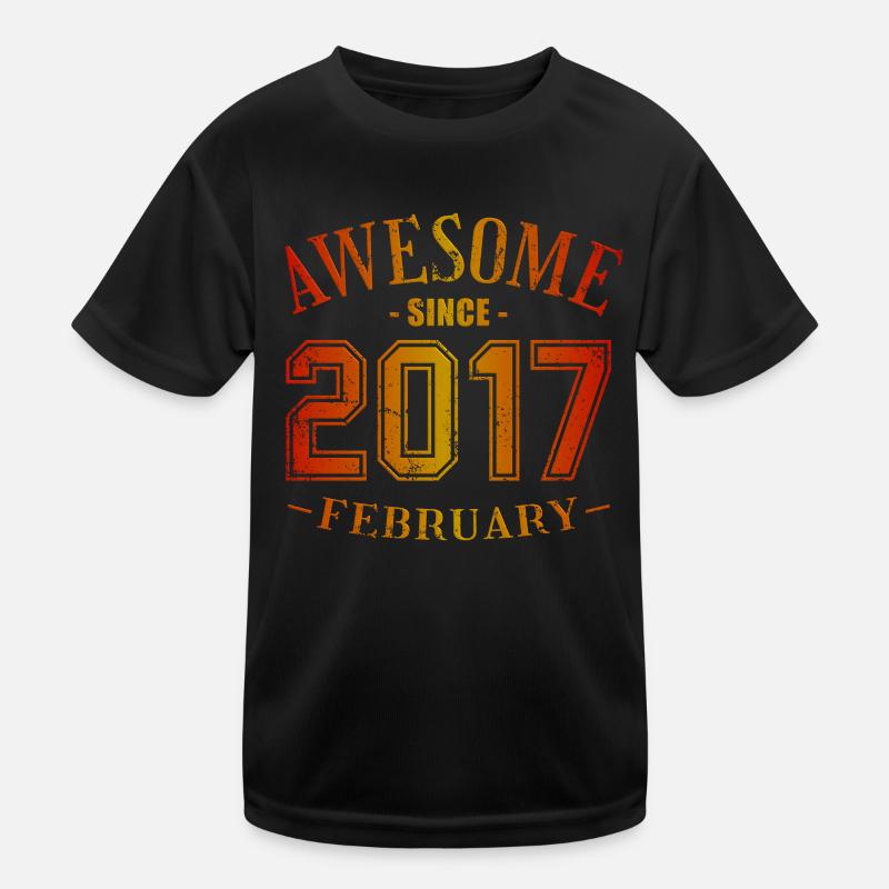 February 2017 - Birthday in February Awesome Kids Functional T-Shirt