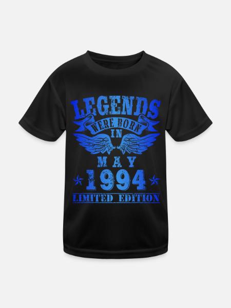 Les légendes sont nées en mai 1994 Anniversaire - T-shirt sport Enfant - noir - Devant