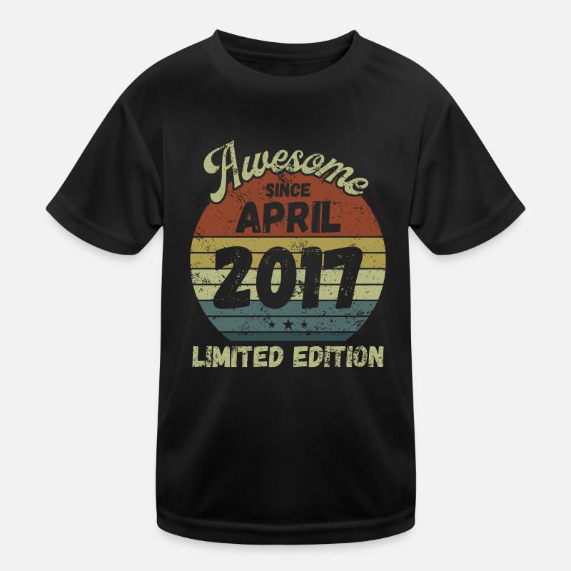 Génial depuis avril 2017 - Anniversaire T-shirt sport Enfant