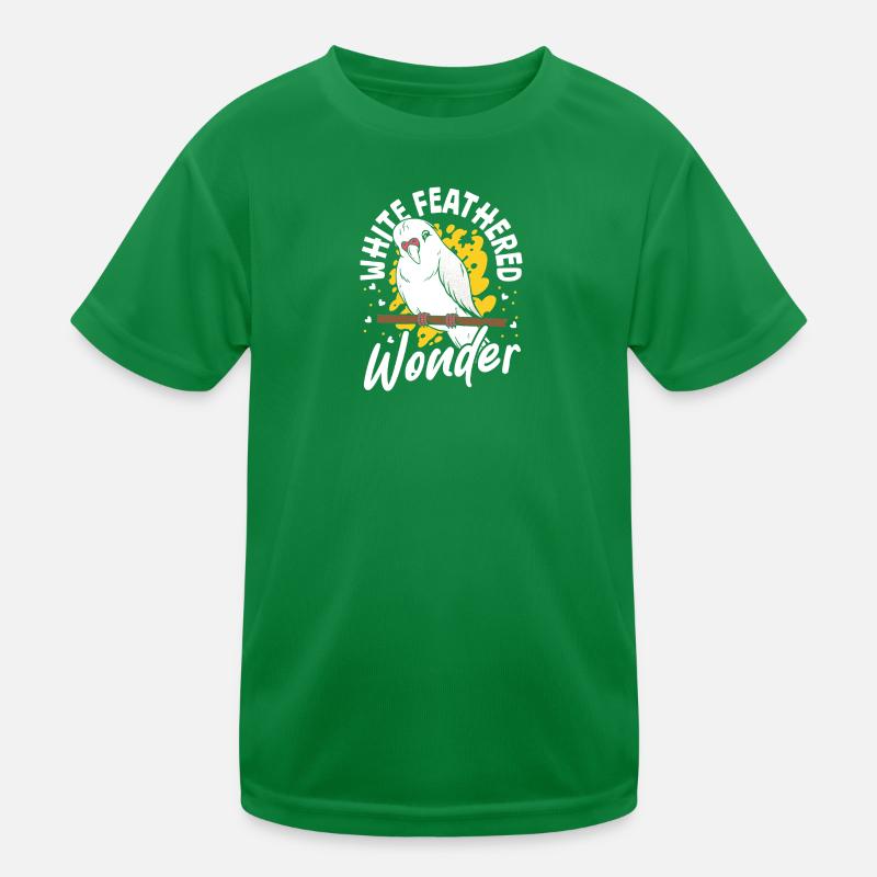 Perruche d’herbe Perruche domestique Perruche albinos T-shirt sport Enfant