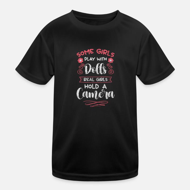 Camera Photo SLR Camera Photo Shoot Kids Functional T-Shirt