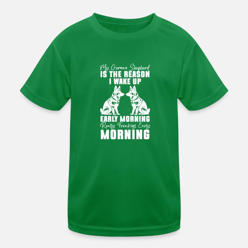 Guard Dog Protection German Kids Functional T-Shirt