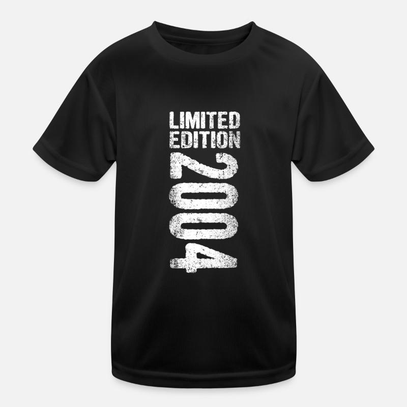 LIMITED EDITION 2004 - 18. GEBURTSTAG - GESCHENK Kinder Funktions-T-Shirt