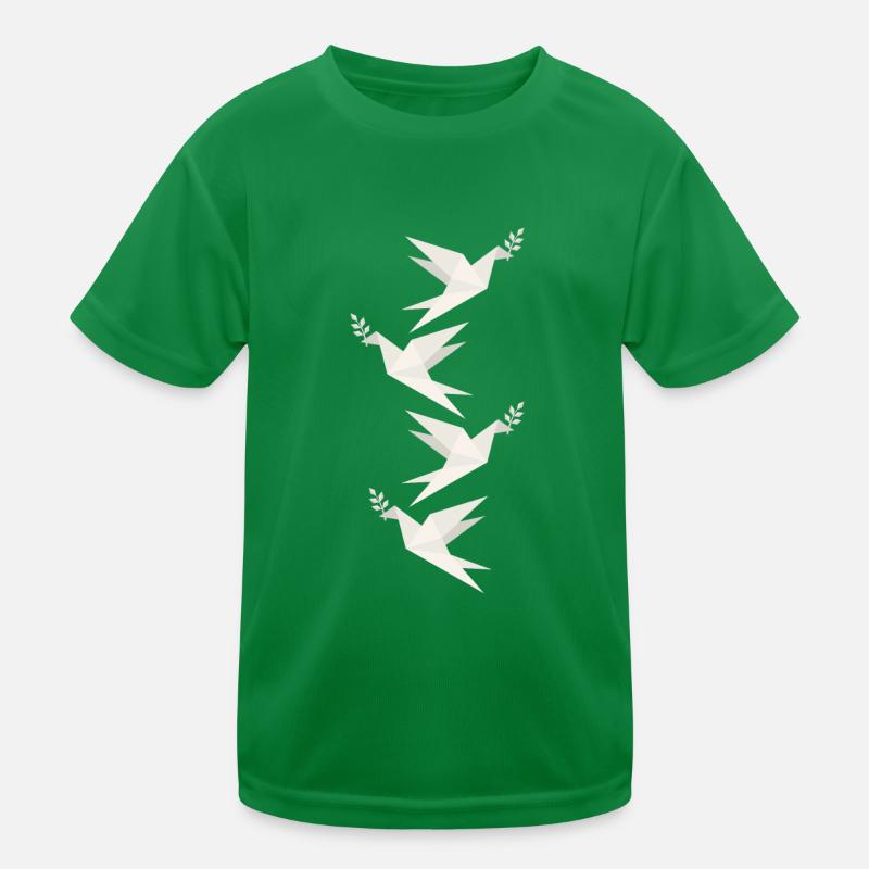 Papiertaube des Friedens Kinder Funktions-T-Shirt