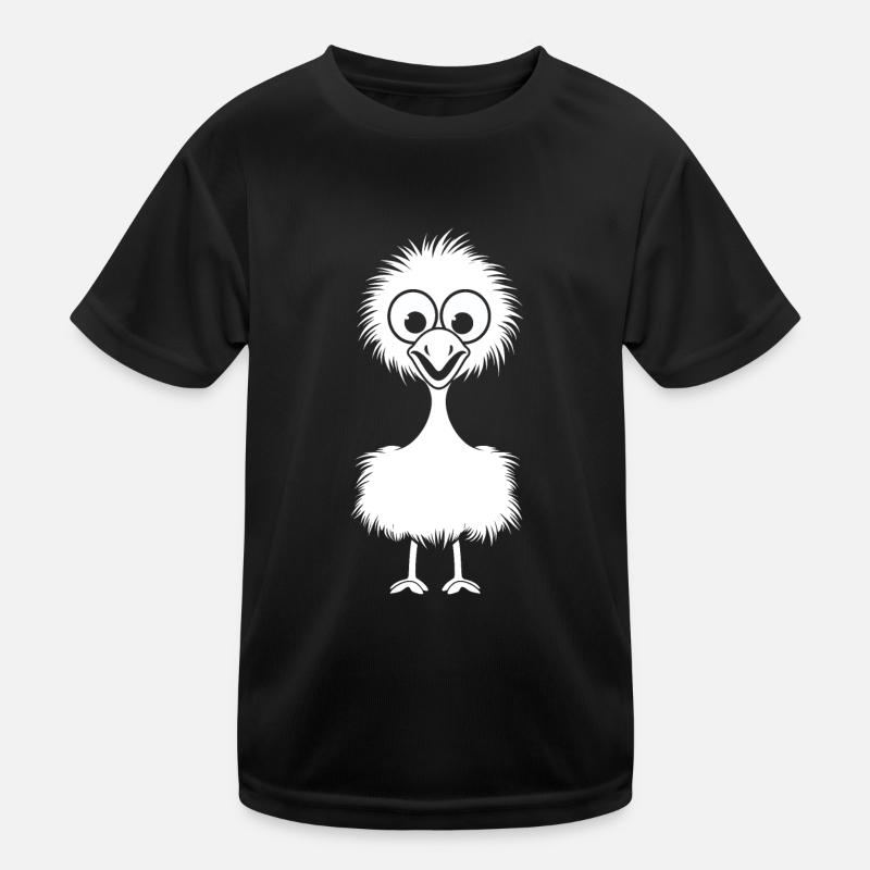 autruche T-shirt sport Enfant