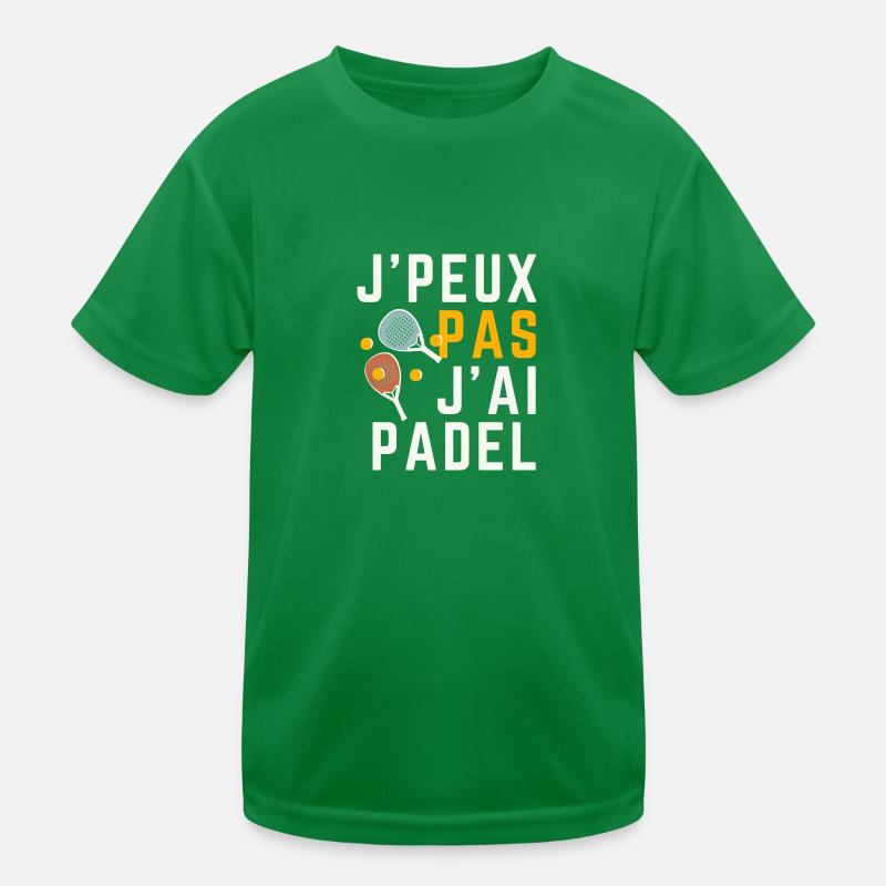 Ich kann nicht Padel haben Kinder Funktions-T-Shirt