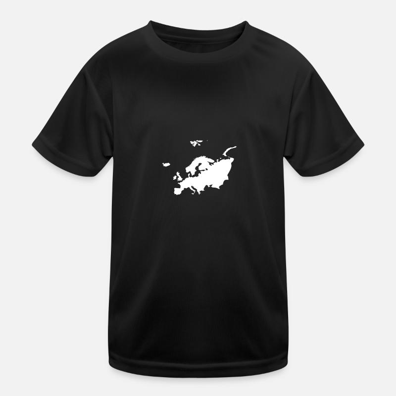 Europe map Kids Functional T-Shirt