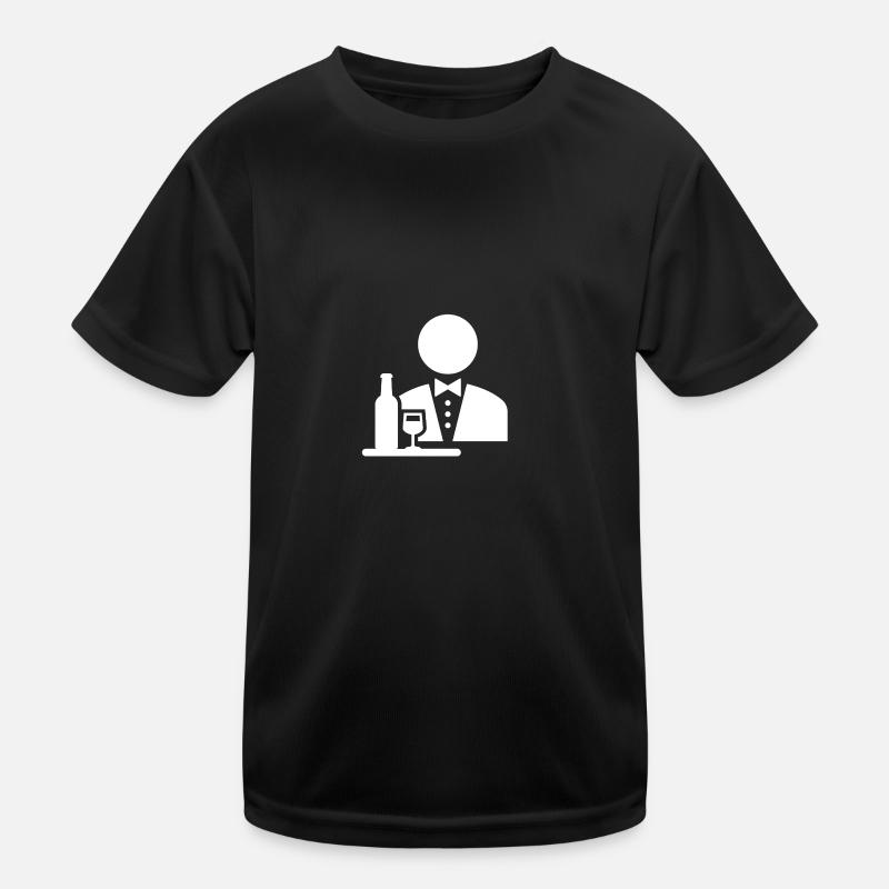 Kellner Beruf Kinder Funktions-T-Shirt